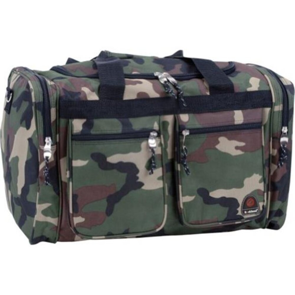 Large Duffel Bag Travel Gym Sports Luggage Heavy Duty Polyester Carry On Bag